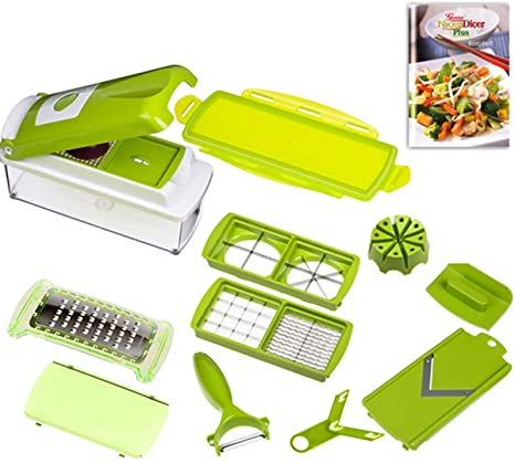 16-in-1 Multifunctional Vegetable Cutter & Slicer – Kitchen Tool with Interchangeable Blades