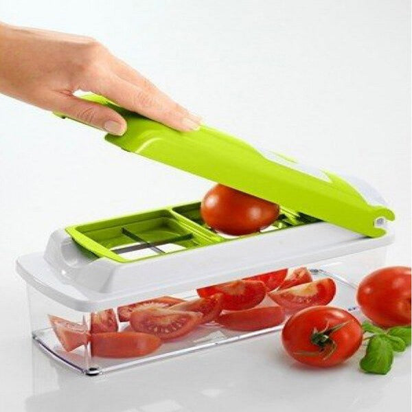 16-in-1 Multifunctional Vegetable Cutter & Slicer – Kitchen Tool with Interchangeable Blades